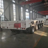How to check the brakes on a low flatbed semi - trailer?